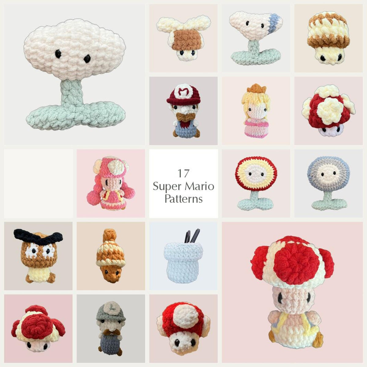 Super Mario Amigurumi Crochet Pattern