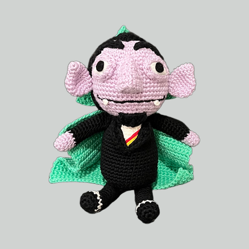 Count von Count Sesame Street Amigurumi Crochet Pattern
