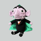 Count von Count Sesame Street Amigurumi Crochet Pattern