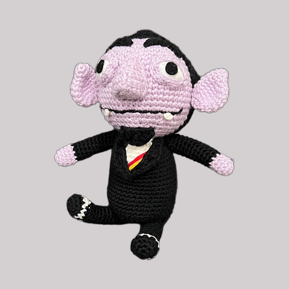Count von Count Sesame Street Amigurumi Crochet Pattern