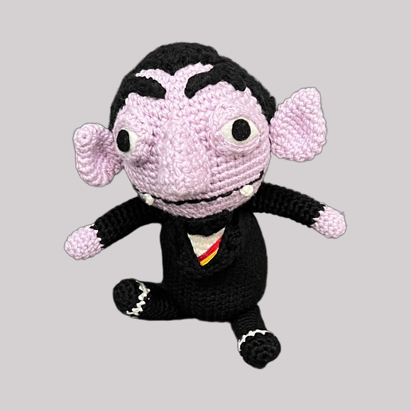 Count von Count Sesame Street Amigurumi Crochet Pattern