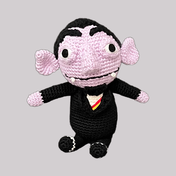 Count von Count Sesame Street Amigurumi Crochet Pattern