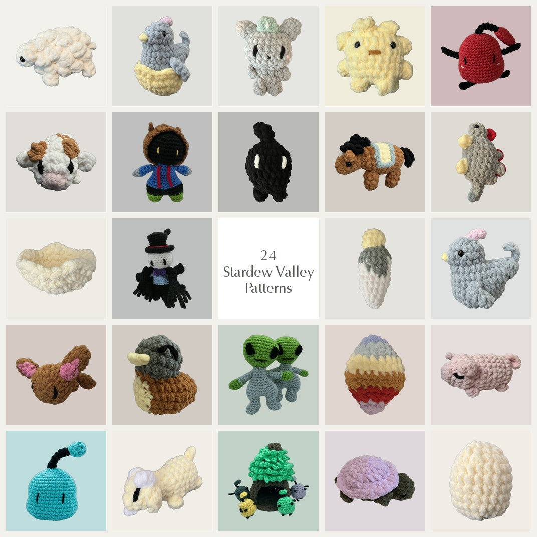 Stardew Valley Crochet Pattern Bundle