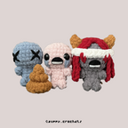 Blue Baby, Isaac, Lilith (Binding of Isaac) Amigurumi Crochet Pattern