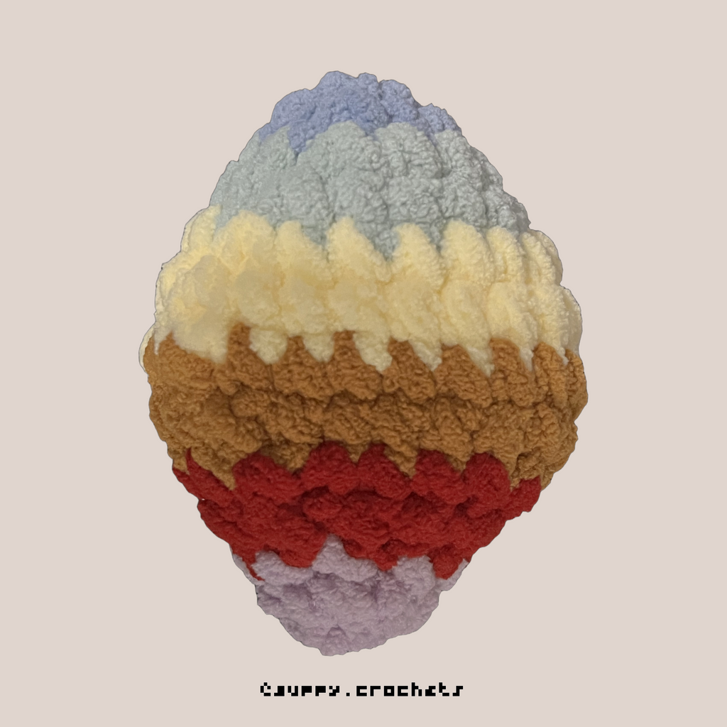 Crocheted prismatic shard from Stardew Valley.
