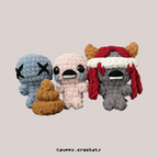 Blue Baby, Isaac, Lilith (Binding of Isaac) Amigurumi Crochet Pattern
