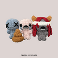 Blue Baby, Isaac, Lilith (Binding of Isaac) Amigurumi Crochet Pattern